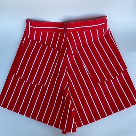 🦄RARE Vintage 90s High Waist Shorts Made in USA - Picture 2 of 6